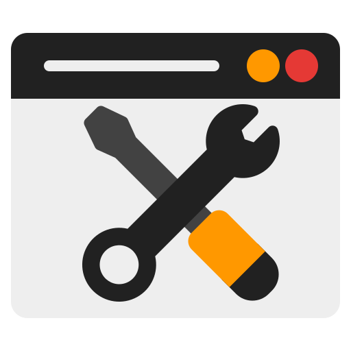 web maintenance icono gratis