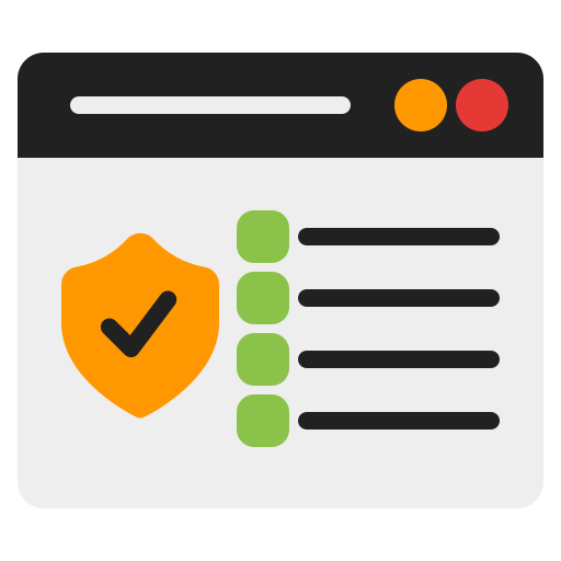 seguridad web icono gratis