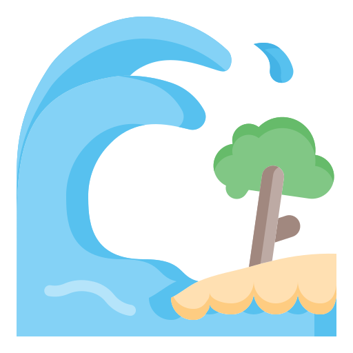 tsunami icono gratis