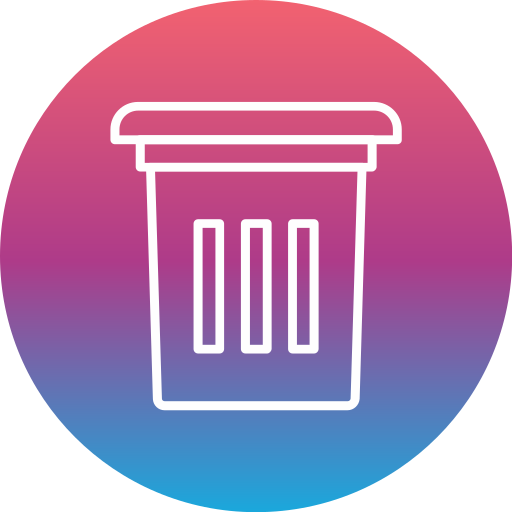 Trash can Generic Flat Gradient icon