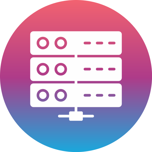 Server Generic Flat Gradient icon