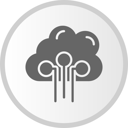 computación en la nube icono gratis