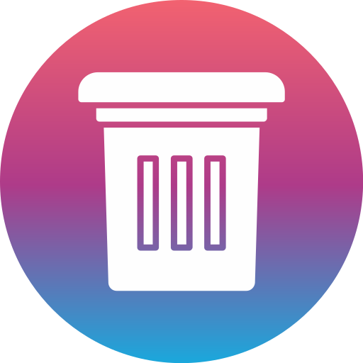 Trash can Generic Flat Gradient icon