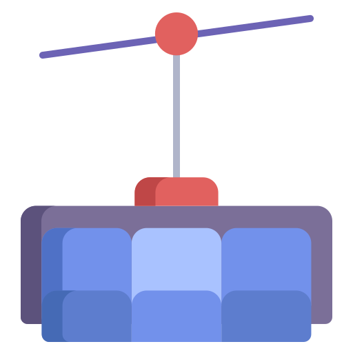 teleférico icono gratis