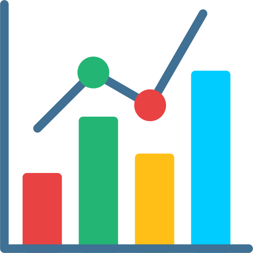 Market analysis - free icon