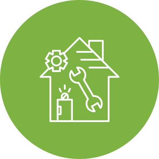 reparaciones en el hogar icono gratis