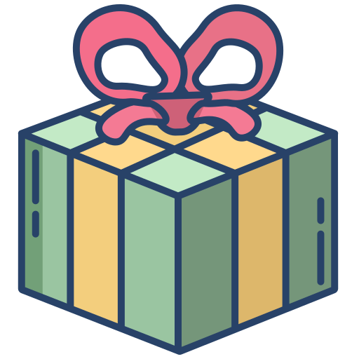 caja de regalo icono gratis