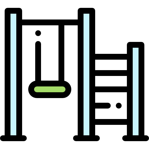 Playground Detailed Rounded Lineal color icon