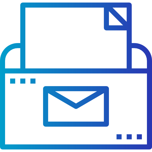 Email Smalllikeart Gradient icon