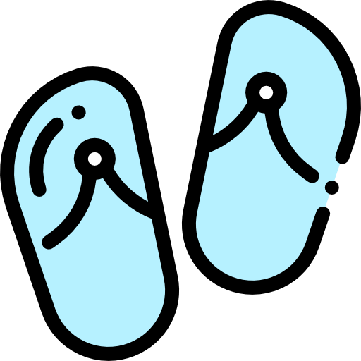 sandalias icono gratis