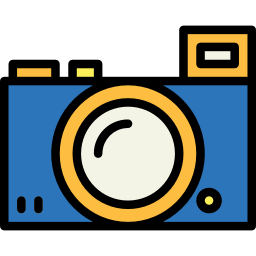 Photo camera Smalllikeart Lineal Color icon