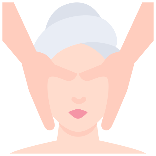 facial massage icono gratis