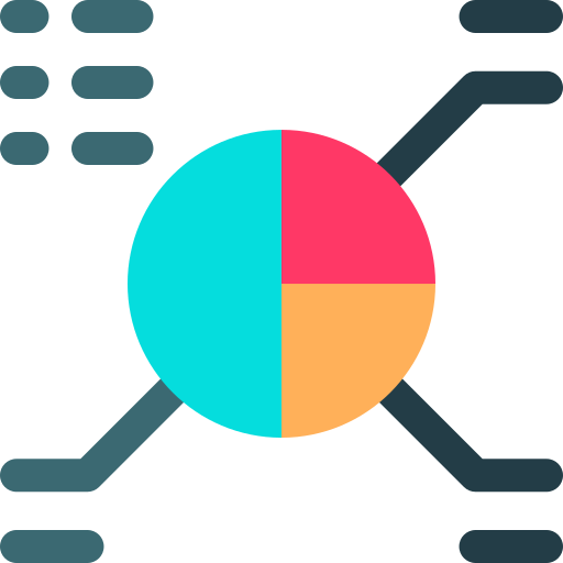 gráfico circular icono gratis