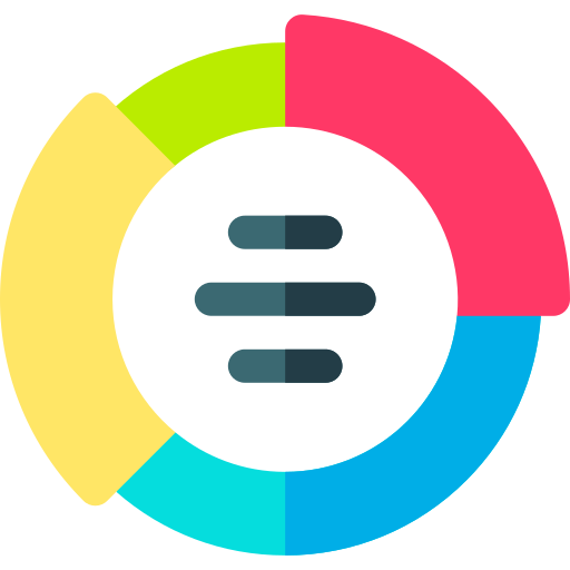 gráfico circular icono gratis