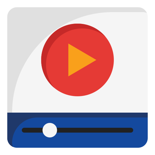 reproductor de video icono gratis