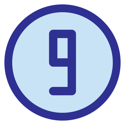 Nine free icon Nine free icon