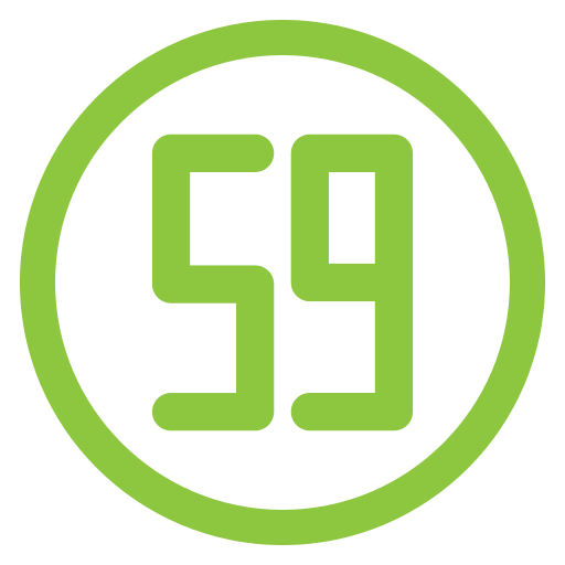 Fifty nine free icon Fifty nine free icon
