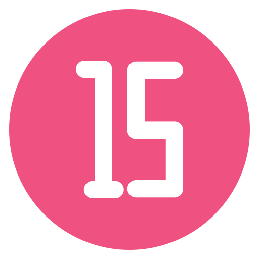 Fifteen Generic Flat icon