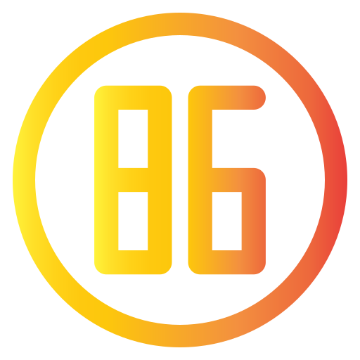 86 icono gratis