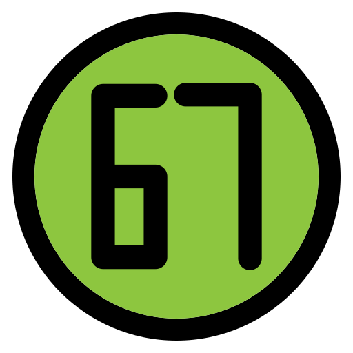 67 Icône gratuit 67 Icône gratuit