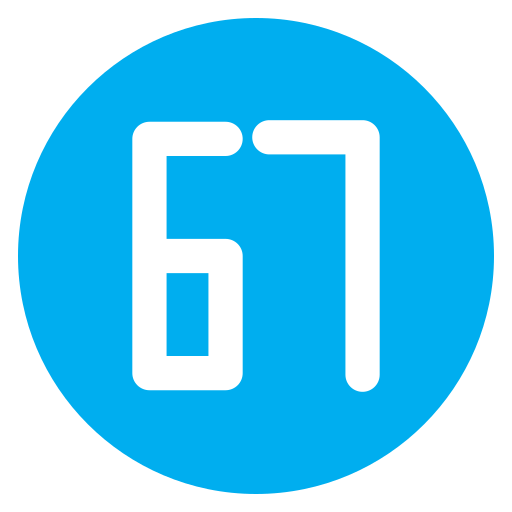 67 Icône gratuit 67 Icône gratuit