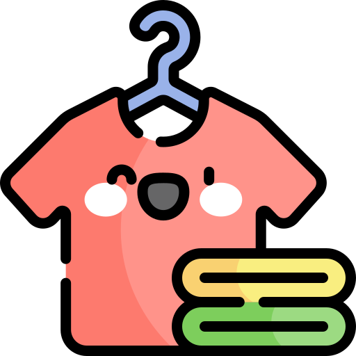 T shirt Kawaii Lineal color icon