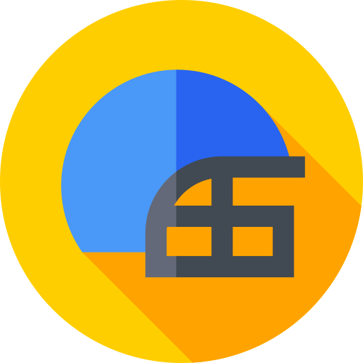 casco de fútbol icono gratis