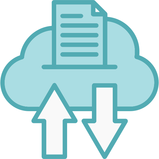 transferencia de datos icono gratis