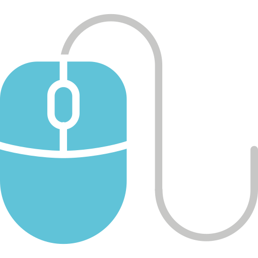 Mouse Generic Blue icon