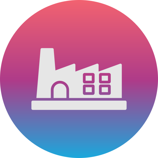 Factory Generic Flat Gradient icon