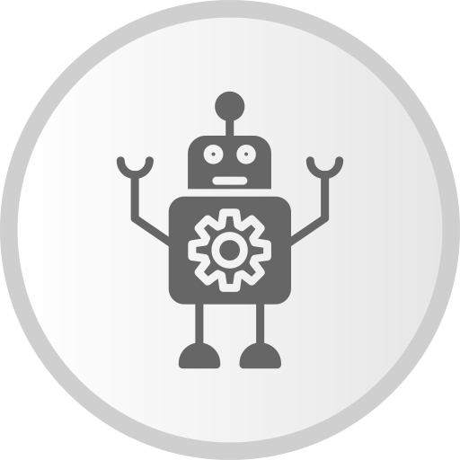 Robot Generic Grey icon