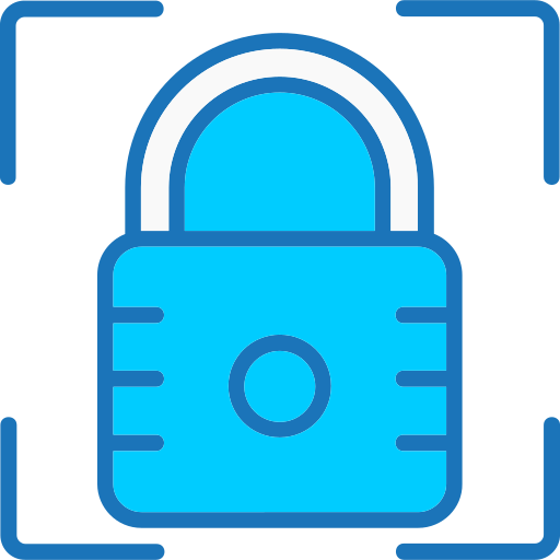 Padlock Generic Blue icon