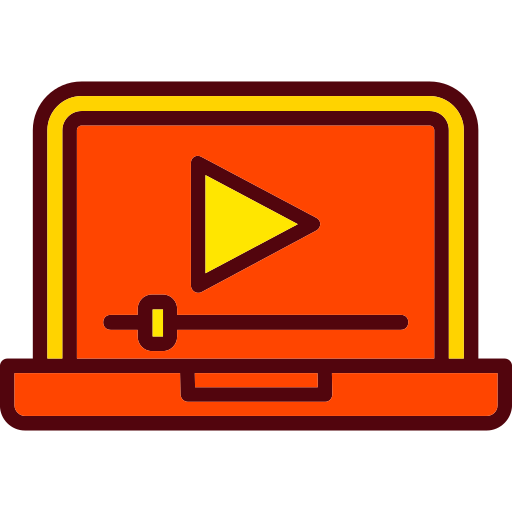 reproductor de video icono gratis