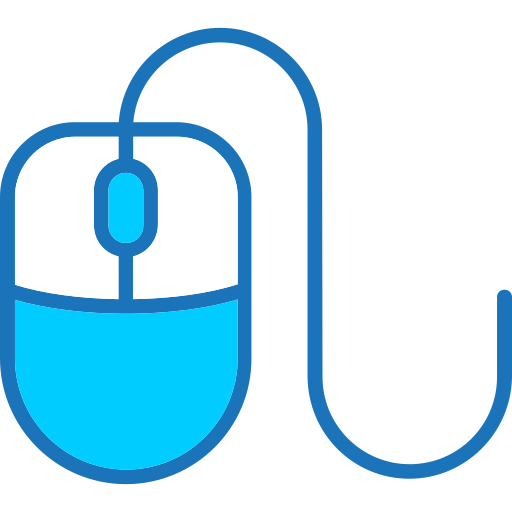 Mouse Generic Blue icon