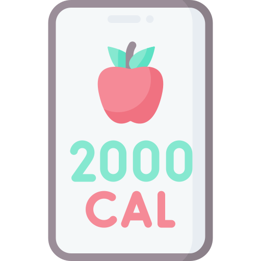 calculadora de calorías icono gratis