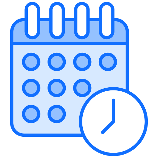 Schedule Generic Blue icon