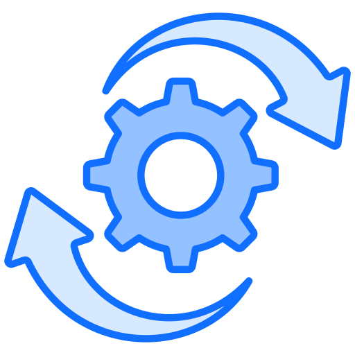 Logic Plus Icon Seamless Process - Process Png Icon Blue