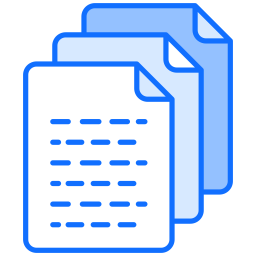 Document Generic Blue icon