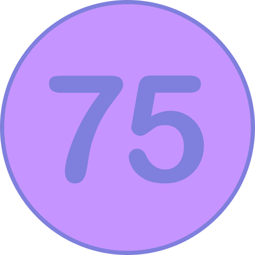 75 бесплатно иконка