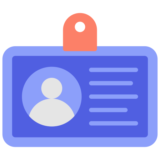 ID card Generic Flat icon