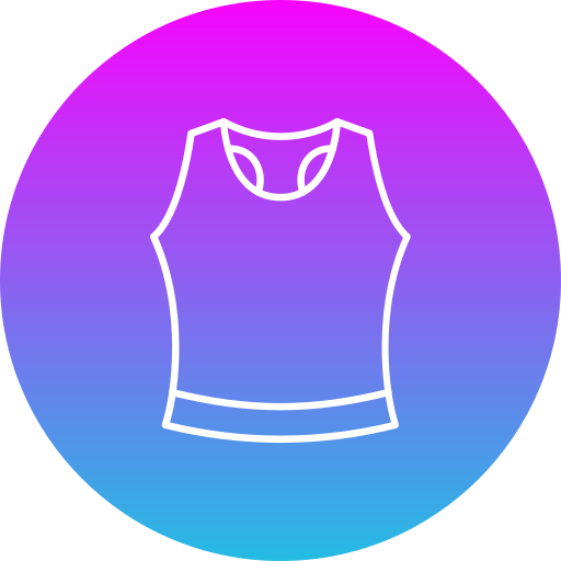 camiseta sin mangas icono gratis