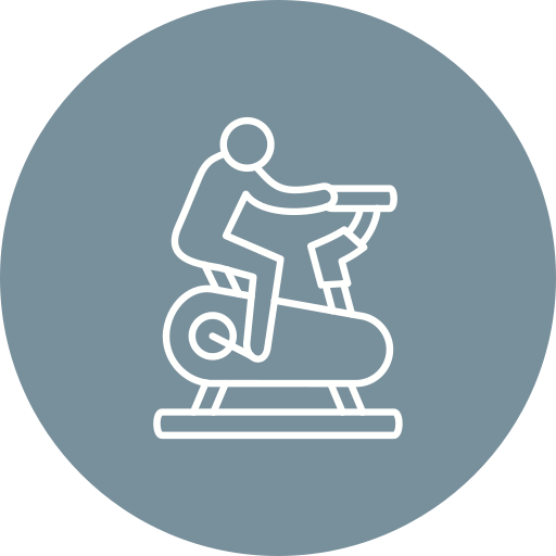 bicicleta estacionaria icono gratis