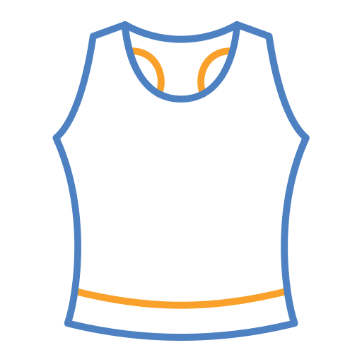 camiseta sin mangas icono gratis