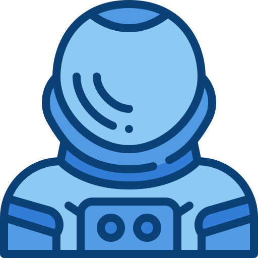 Astronaut Generic Blue icon