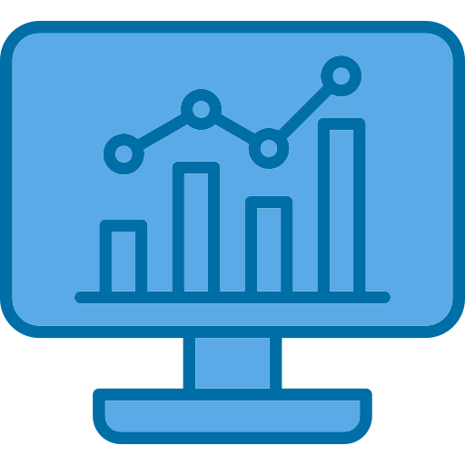 Analytics Generic Blue icon