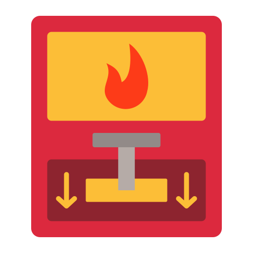 alarma de incendios icono gratis