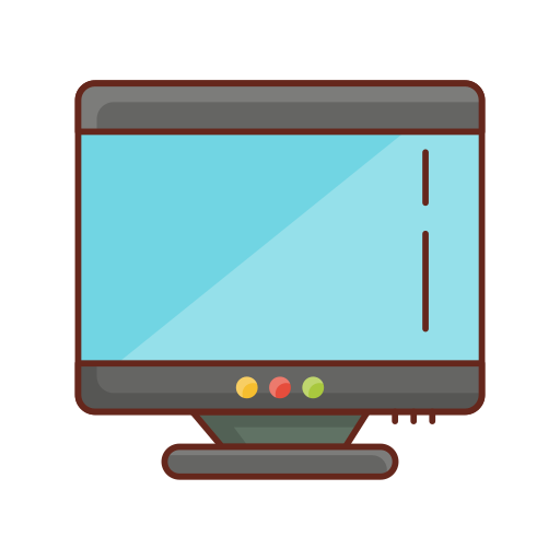 pantalla de la computadora icono gratis