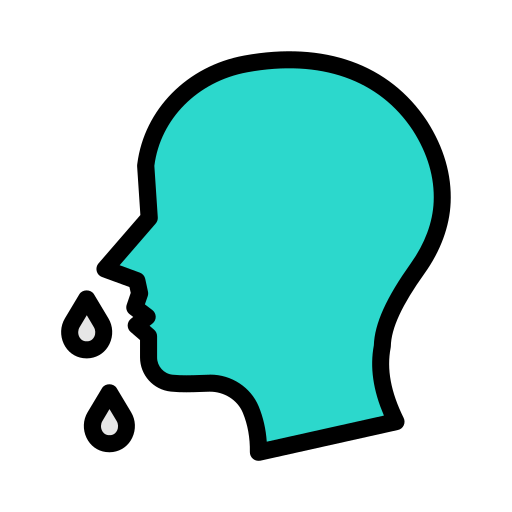 Runny nose Vector Stall Lineal Color icon