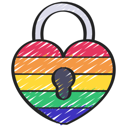 Heart lock free icon