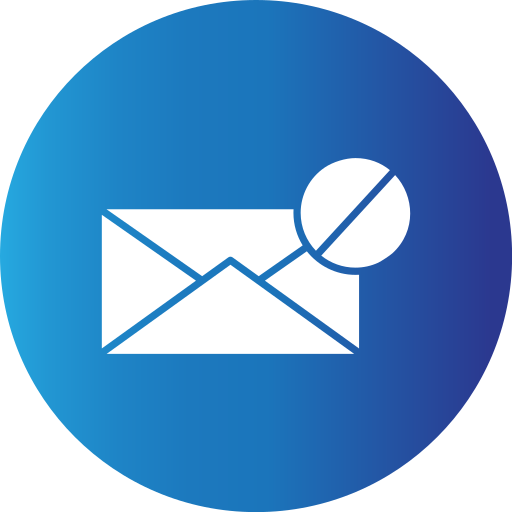 bloqueador de correo electrónico icono gratis